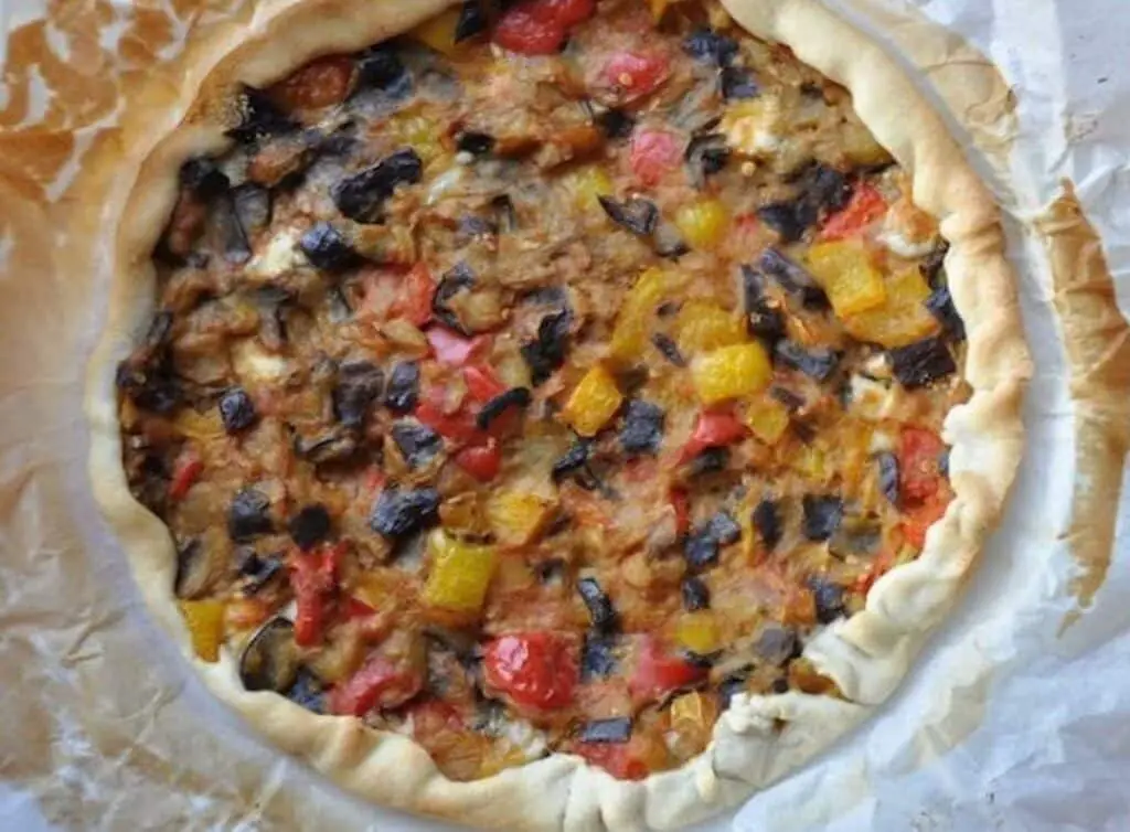 Tarte aux légumes salés au Thermomix