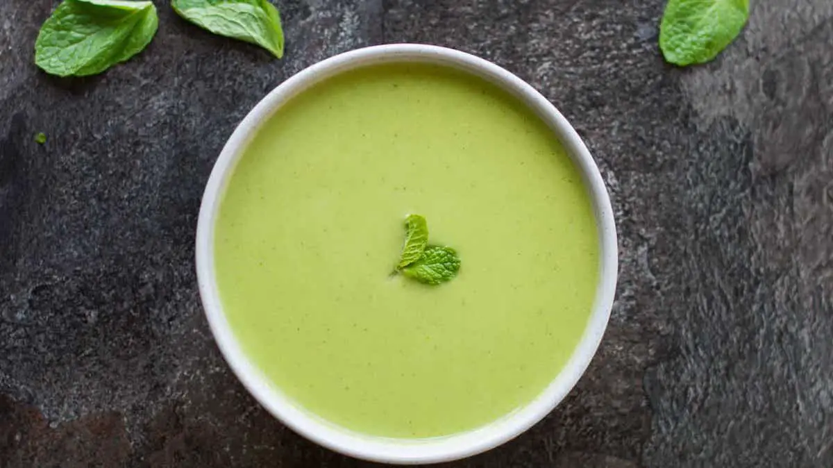 Soupe de pois et Menthe au Thermomix