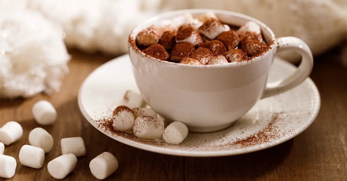 Chocolat chaud à la guimauve