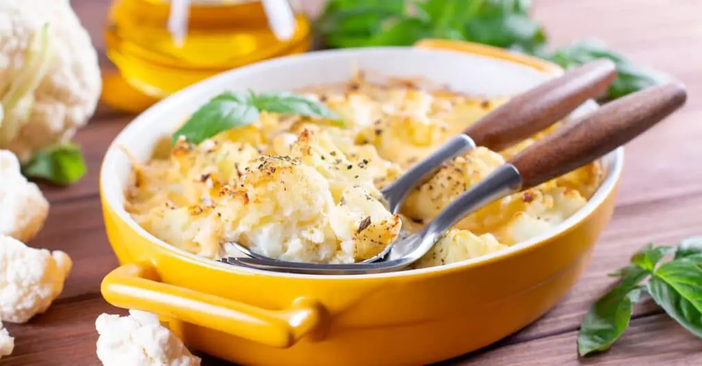 Gratin de chou-fleur au fromage