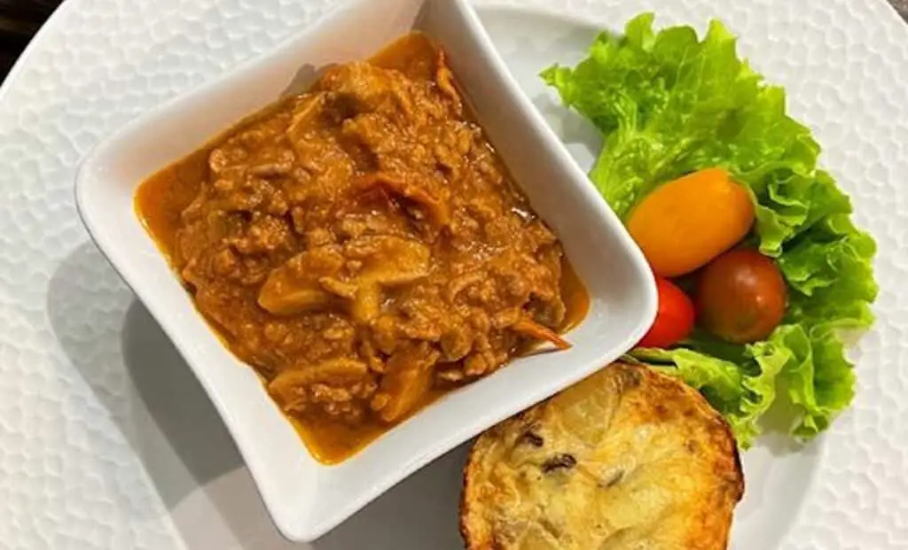 Potée de viande hachée aux champignons au Thermomix