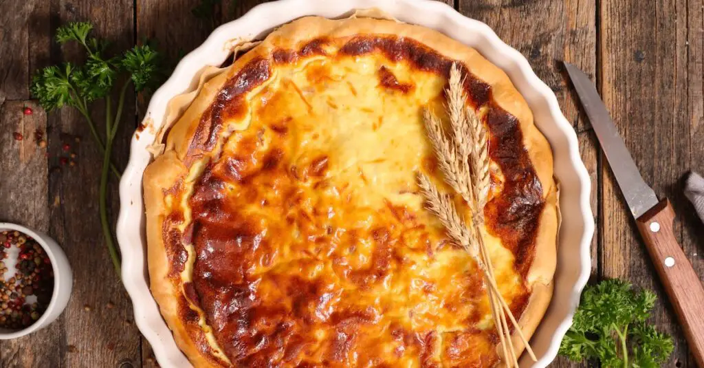 Quiche aux quatre fromages