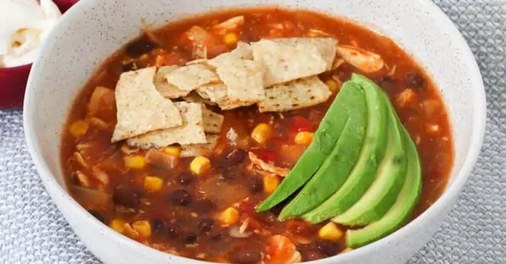 Soupe mexicaine au poulet