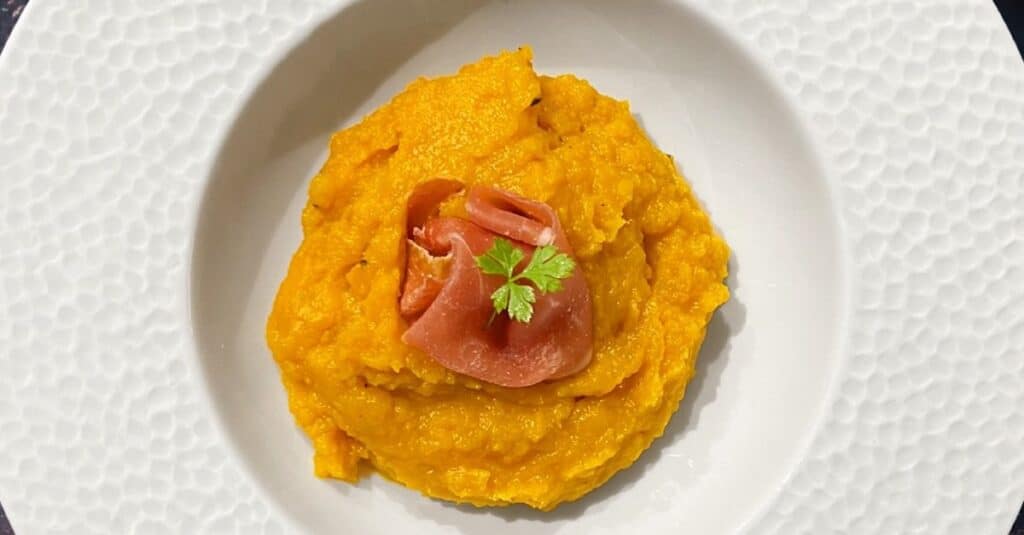 Viandes des Grisons butternut au curcuma au Thermomix