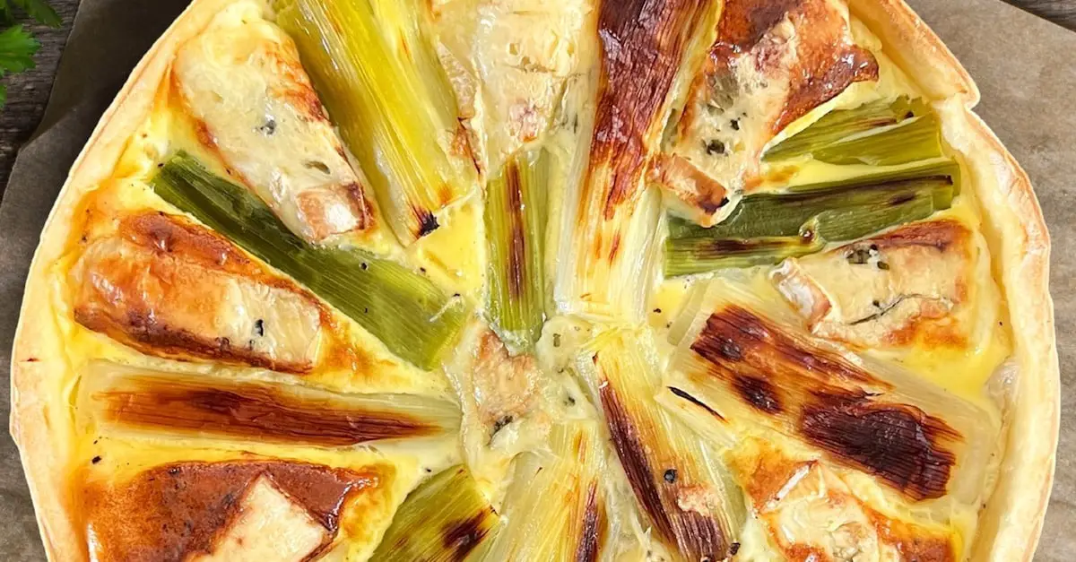 Quiche aux poireaux et bleu au Thermomix : Une explosion de saveurs