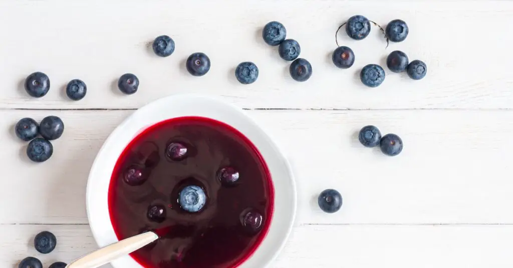 Coulis de Myrtille au Thermomix : Le P'tit Plus Sucré