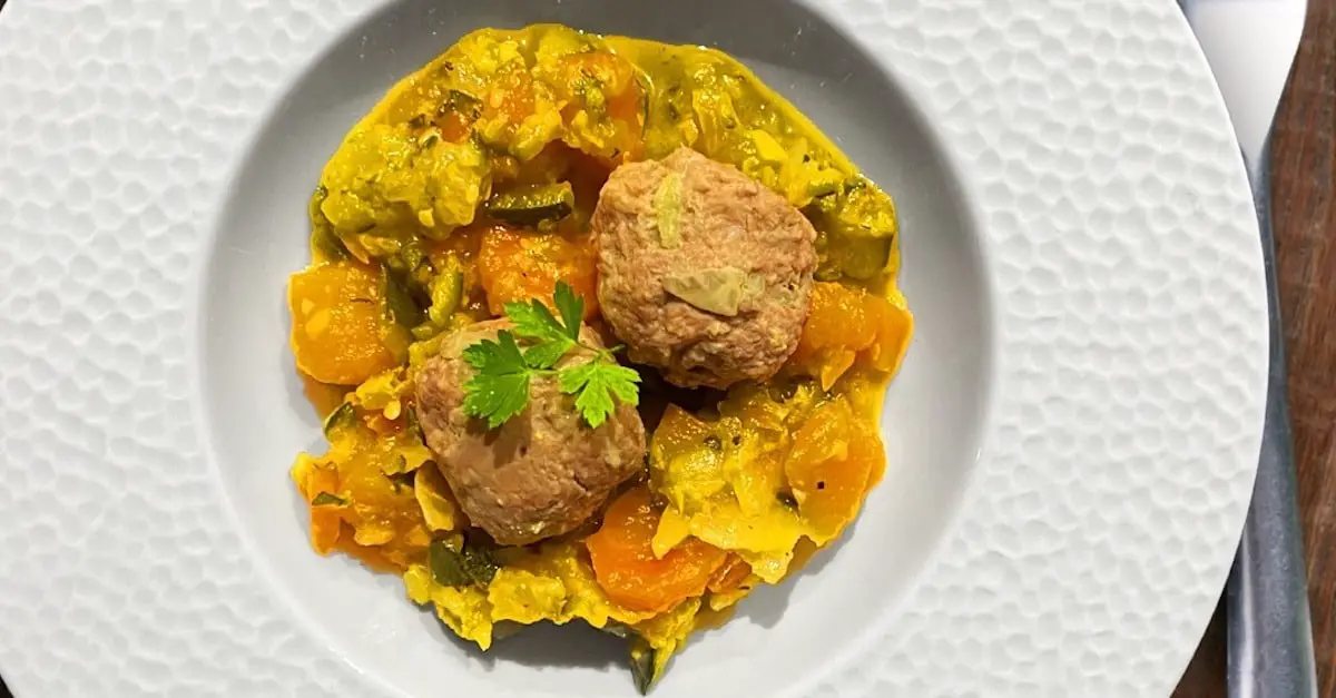 Ragoût de légumes aux boulettes de viande au Thermomix : Un Festin Convivial