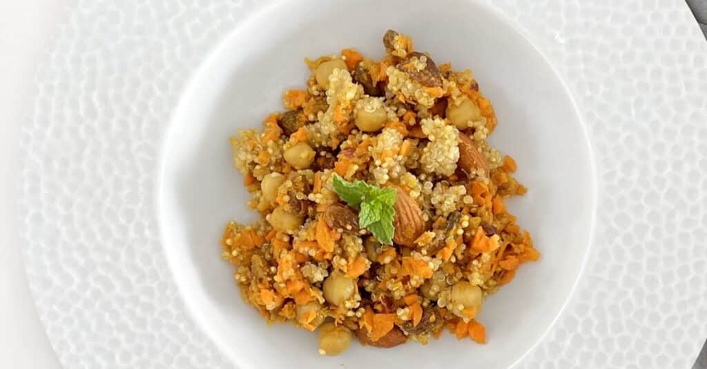 Salade de carottes pois chiches et curry au Thermomix : Une Harmonie de Goûts