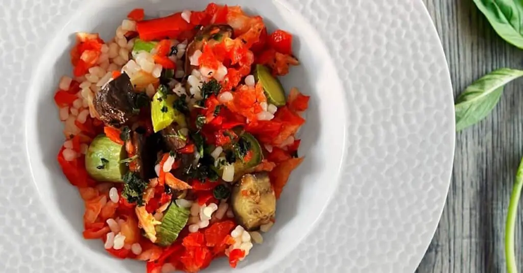 Salade de riz aux légumes au Thermomix : Fraîcheur Estivale