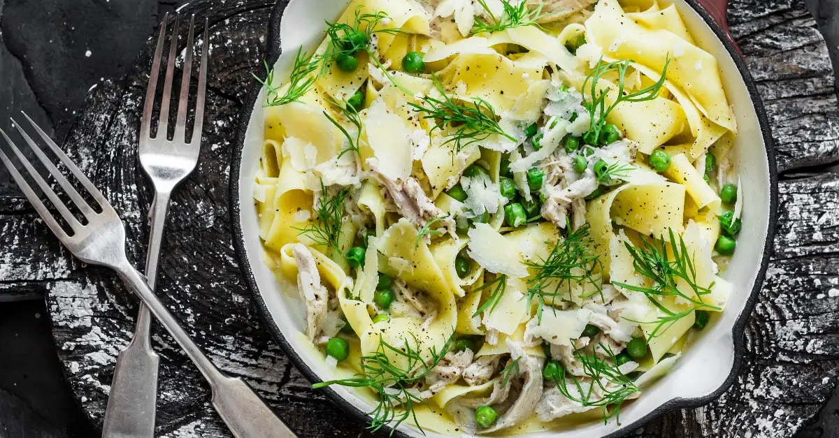 Pappardelle au Poulet Pois Verts et Fenouil au Thermomix : Un Festin pour les Gourmets