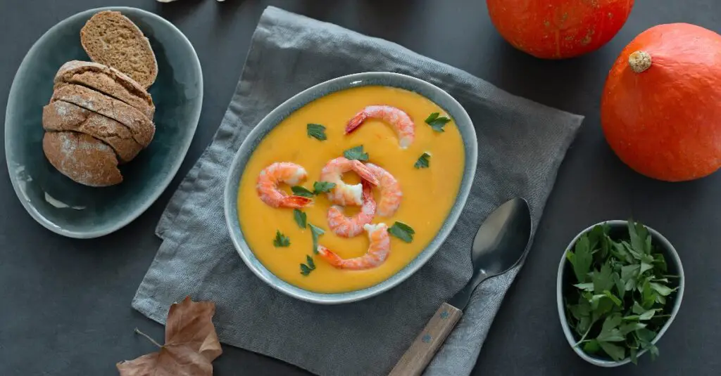 Soupe Crémeuse de Potimarron aux Crevettes au Thermomix : Un Vrai Délice