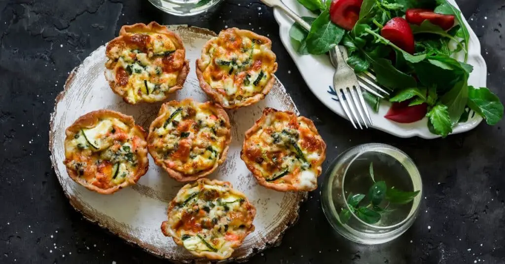 Mini Quiche au Saumon et Courgettes au Thermomix : Petites Bouchées de Gourmandise