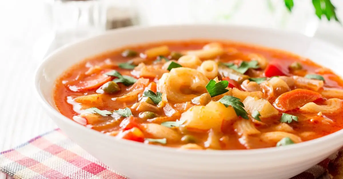 Soupe Minestrone Italienne Savoureuse au Thermomix