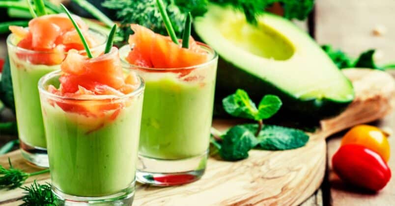 Verrine De Mousse D'Avocat Au Saumon Fumé Au Thermomix