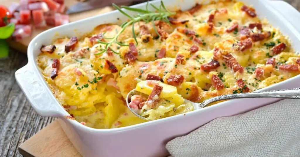 Gratin Pomme de Terre Lardons et Parmesan au Thermomix : Un délice crémeux