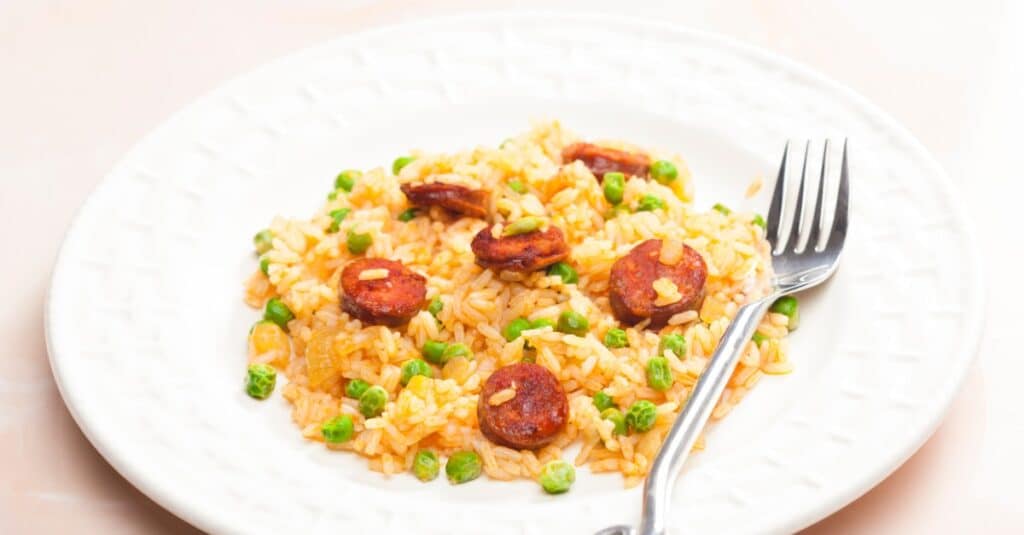 Risotto Chorizo et Petits Pois au Thermomix: Élégance Culinaire dans Chaque Bouchée