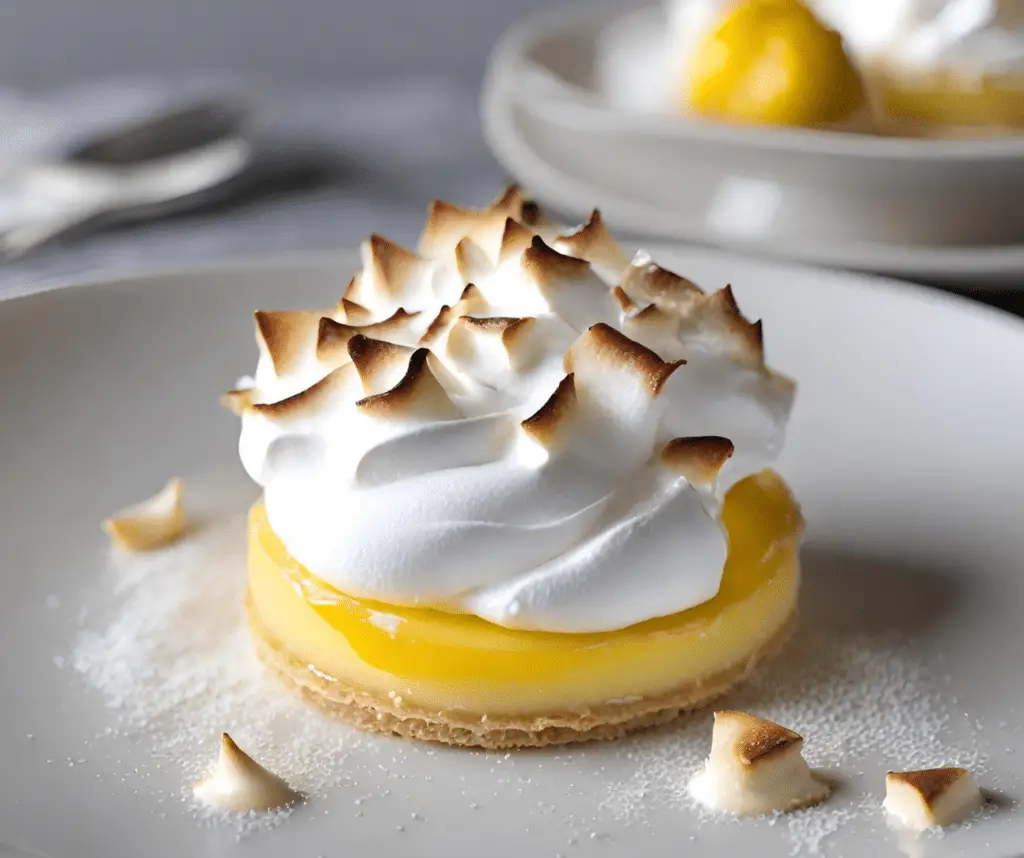 La Tarte au Citron Meringuée Destructurée au Thermomix