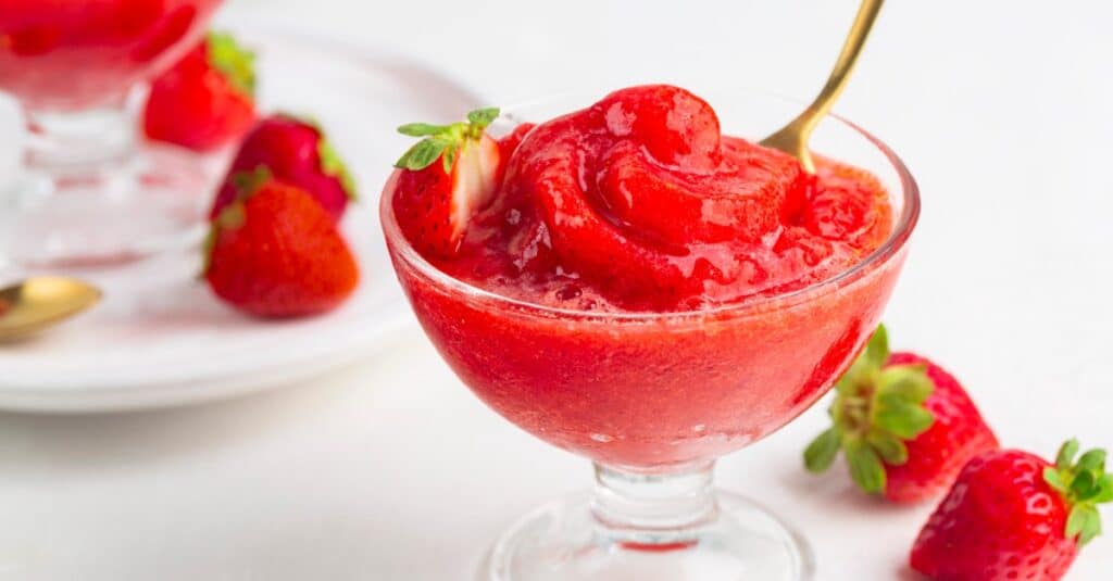 Granité aux Fraises et Citron au Thermomix : Fraîcheur et Saveurs Estivales