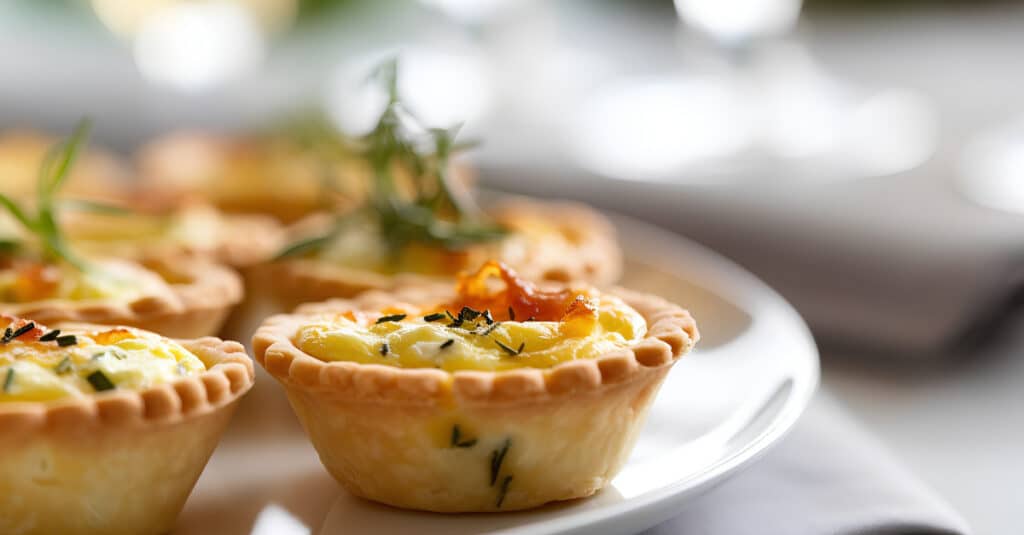 Tartelettes au fromage et à l'aneth au Thermomix : un apéritif frais et savoureux