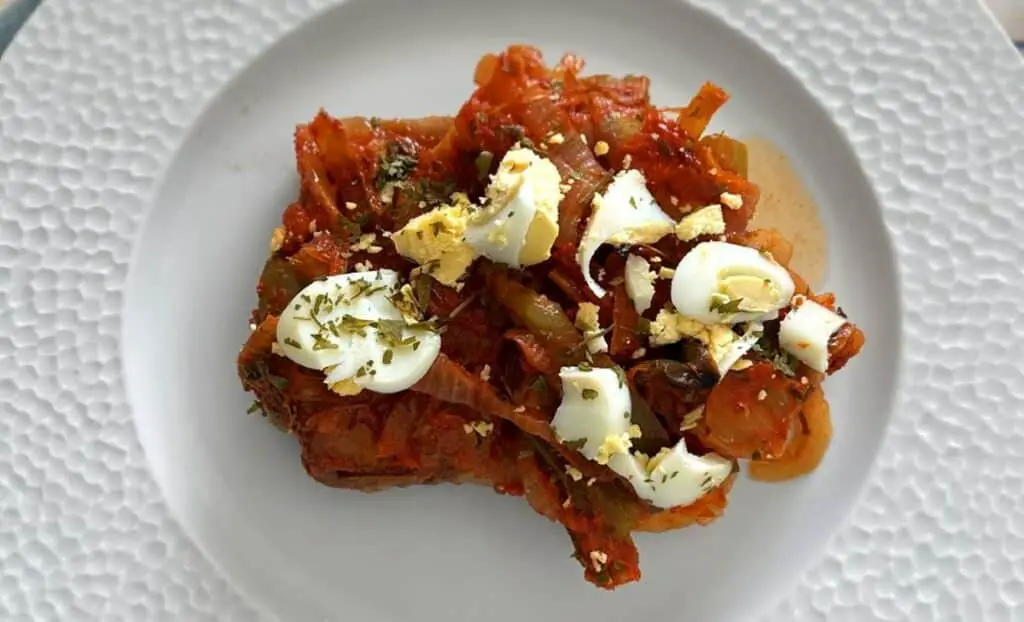 Bacalhoada de seitan au Thermomix : Un Délice Marin