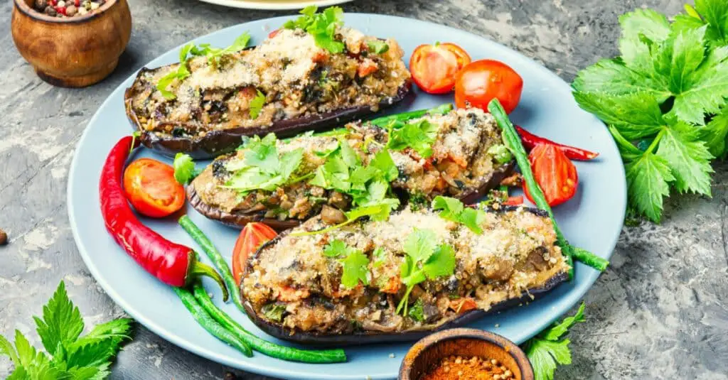 Aubergines Farcies aux Champignons et Tomates au Thermomix : Un Plat Savoureux et Sain