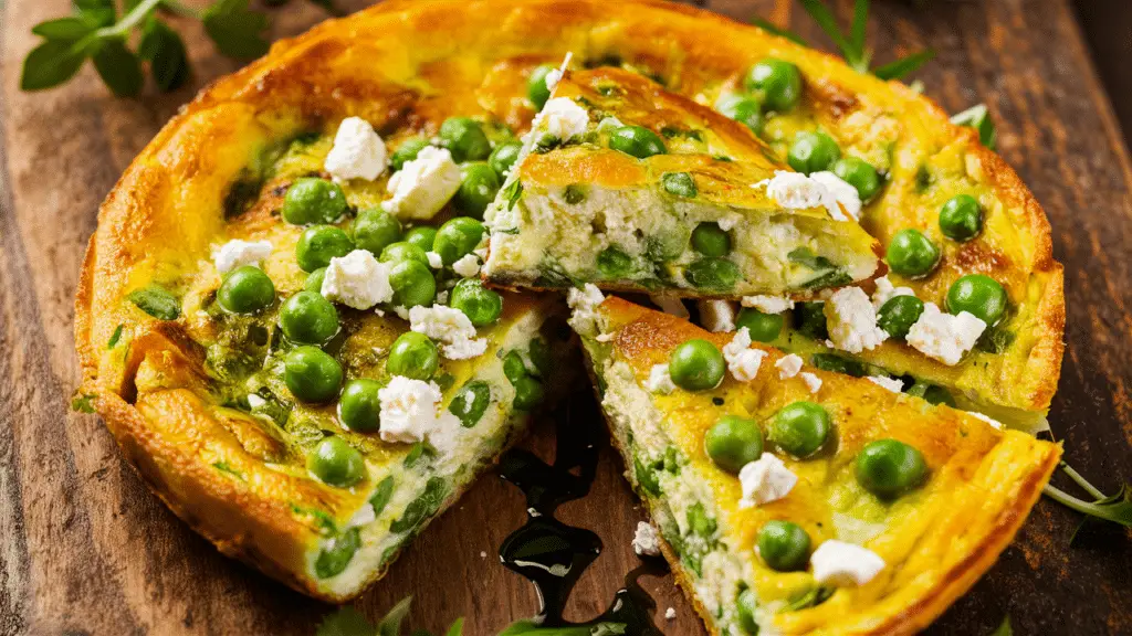 Frittata aux Petits Pois et Fromage Feta au Thermomix : Un Plat Simple et Savoureux