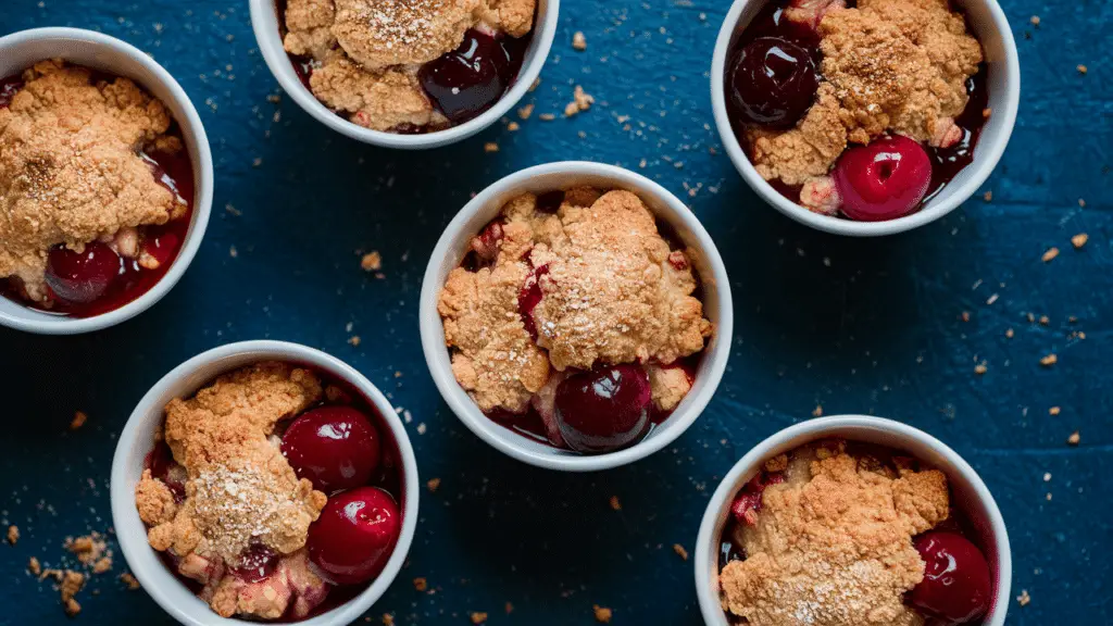 Mini Crumble aux Cerises au Thermomix : Un Dessert Gourmand et Facile