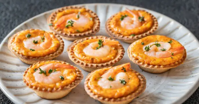 Tartelettes à la Sauce au Cheddar et Crevettes au Thermomix : Délice Fromager et Marin