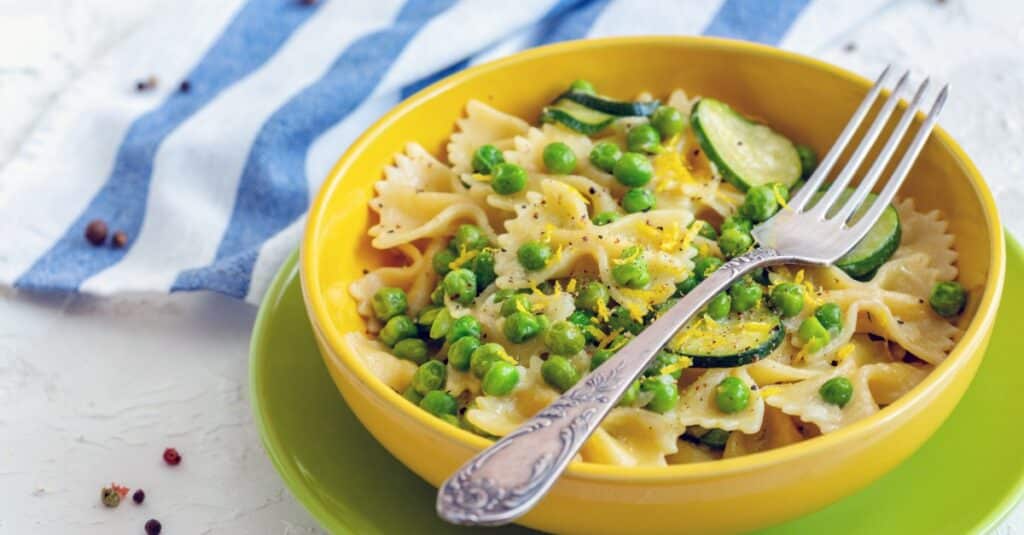 Farfalle aux Courgettes et Petits Pois Weight Watchers : Un Plat Coloré et Léger