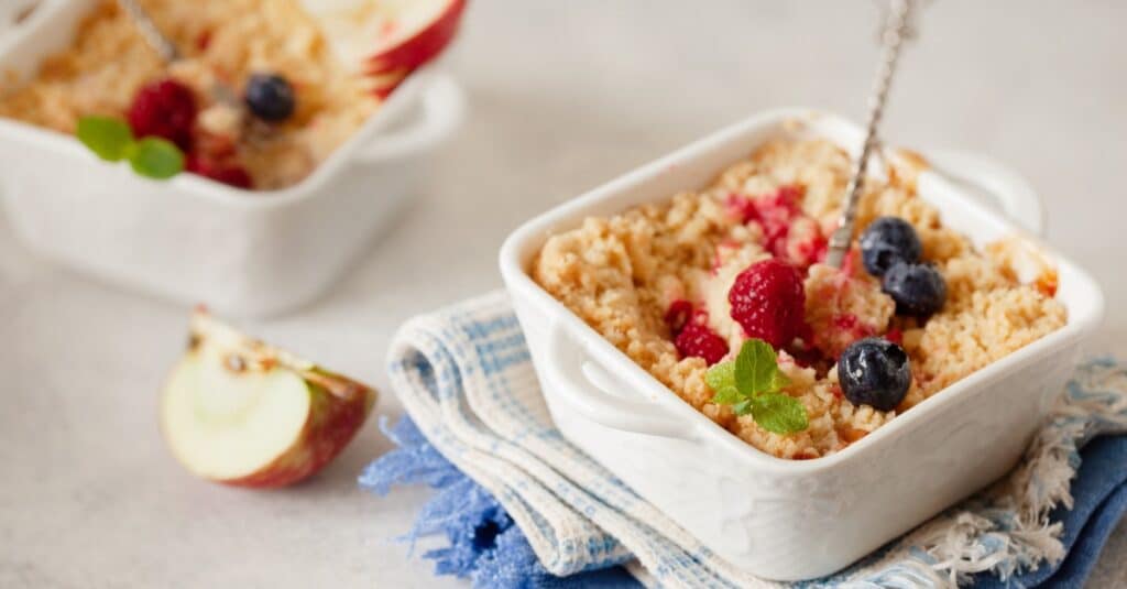 Mini Crumble aux Pommes et Fruits Rouges au Thermomix : Un Délice Fruité et Croquant