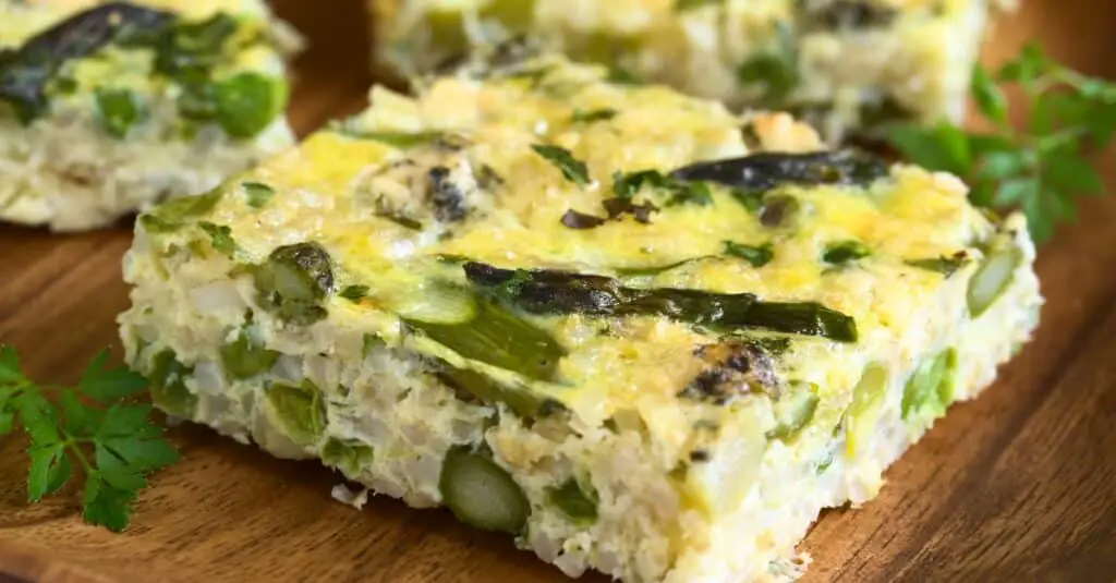 Frittata aux Asperges Vertes et Petits Pois au Thermomix : Un Plat Délicieux