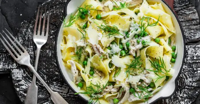 Pappardelle au Poulet Pois Verts et Fenouil au Thermomix : Un Délice Italien Réconfortant