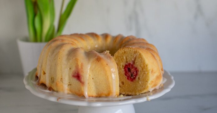 Bundt Cake au Citron et Framboise au Thermomix