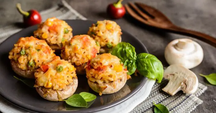 Champignons Farcis au Riz Tomate et Pois Weight Watchers : Une Recette Légère et Délicieuse