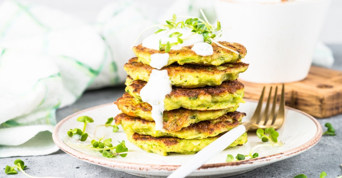 Crêpes de Courgettes aux Épinards Weight Watchers