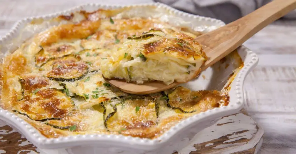 Gratin de Courgettes au Fromage Weight Watchers