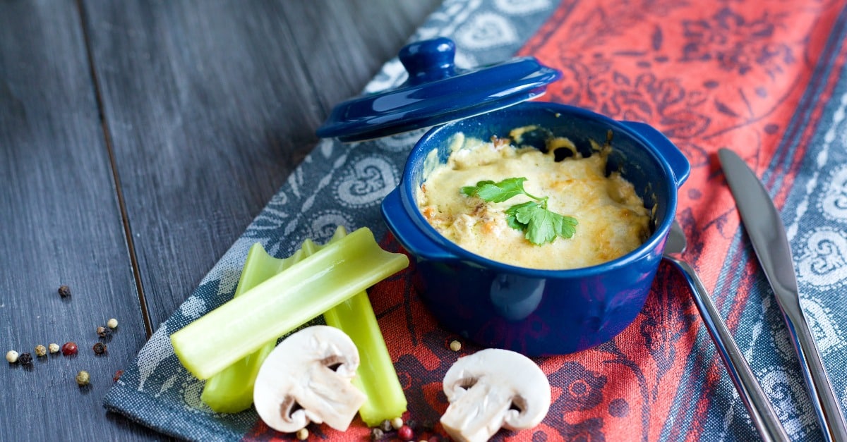 Julienne au Céleri et Champignons au Four Weight Watchers