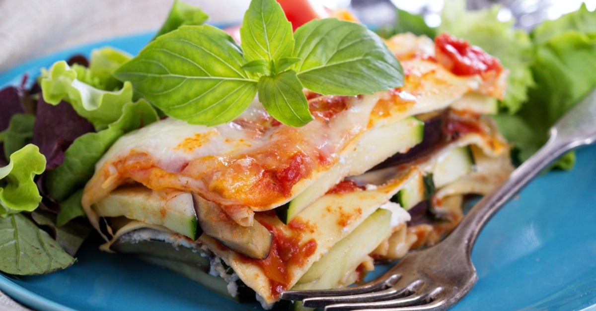 Lasagne de Courgettes Tomates et Aubergines Weight Watchers