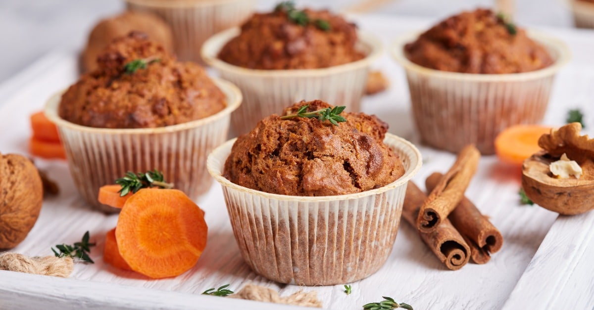 Muffins aux Carottes et Cannelle Weight Watchers