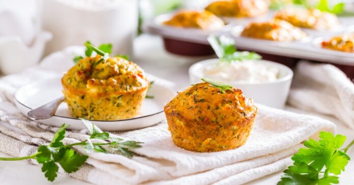 Muffins aux Courgettes et Fromage Feta Weight Watchers