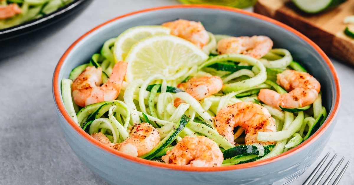 Nouilles de Courgettes aux Crevettes et Citron Weight Watchers : Une Recette Fraîche et Savoureuse