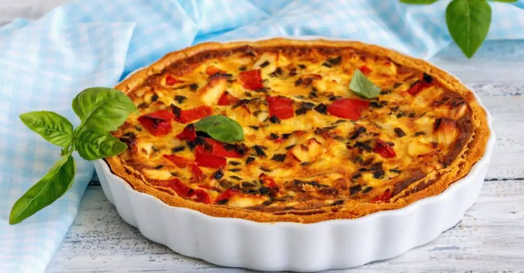 Quiche au Poulet et Poivrons Rouges Weight Watchers