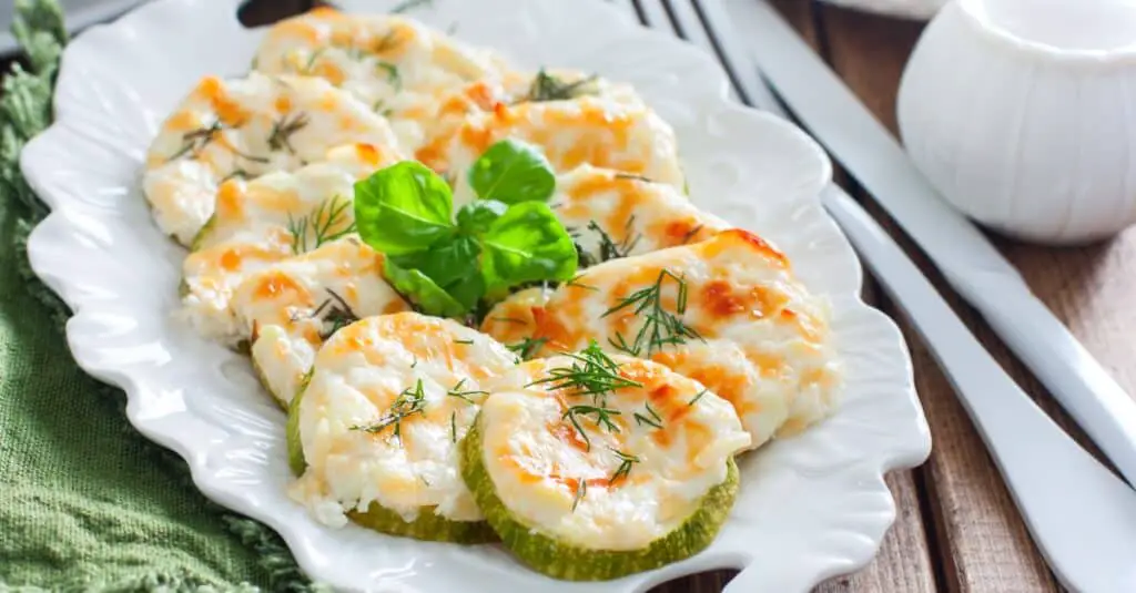 Rondelles de Courgette au Fromage Weight Watchers