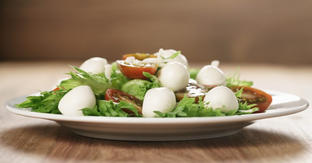 Salade de Tomate Mozzarella et Parmesan Weight Watchers