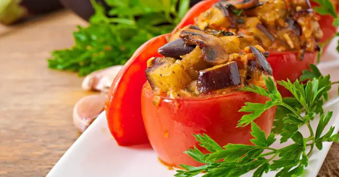 Tomates Farcies à l'Aubergine et Champignons Weight Watchers : Une Recette Savoureuse et Légère