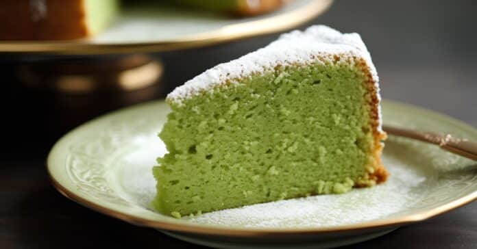 Gâteau Mousseline au Thé Vert Weight Watchers