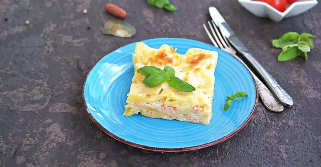 Lasagne de Saumon et Fromage Weight Watchers