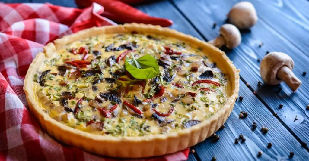 Quiche aux Champignons et Poivron Rouge au Thermomix : Un Délice Savoureux et Coloré