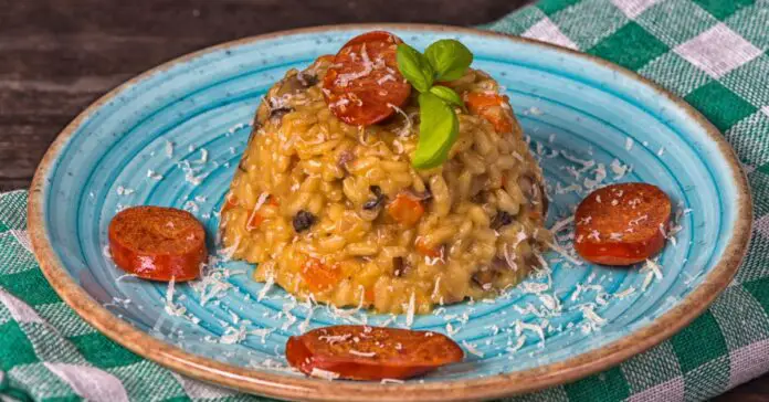 Risotto Chorizo Champignons et Parmesan au Thermomix : Un Plat Crémeux et Savoureux