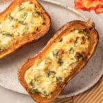 Courge Farcie aux Épinards et Fromage au Thermomix